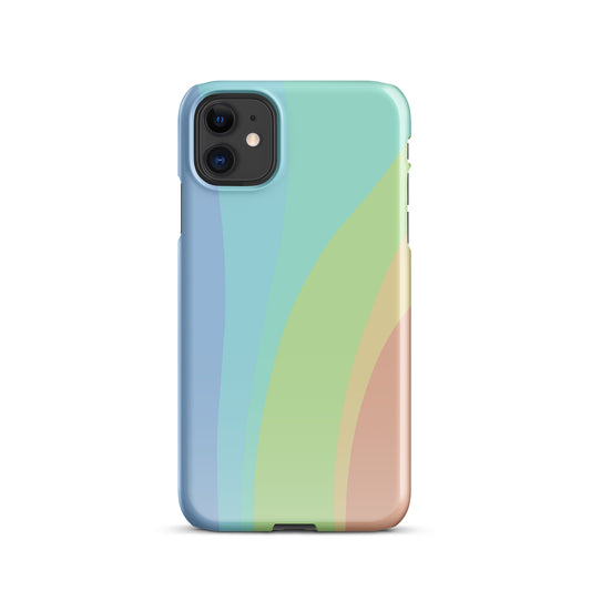 Pastel Rainbow iPhone Case | Original Art | Sizes for iPhone 11-15