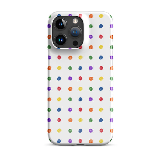 Rainbow Dots iPhone Case | Original Art | Sizes for iPhone 11-15